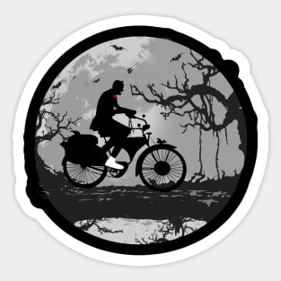 Pee wee herman Ride Bike In The Dark Night Sticker